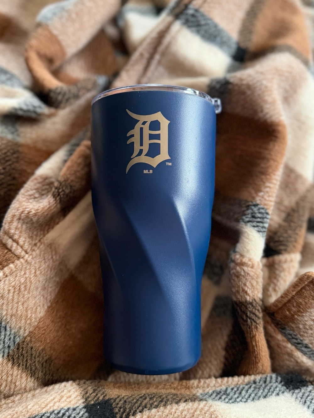 MLB Detroit Tigers Navy Insulated Travel Tumbler